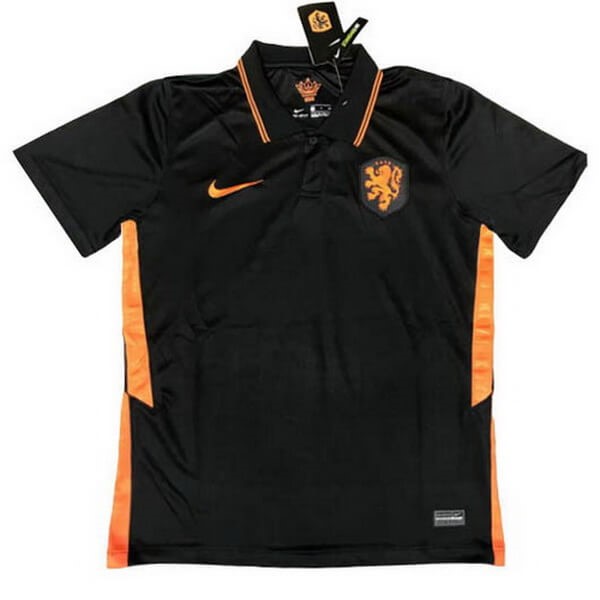 Tailandia Replicas Camiseta Países Bajos 2ª 2020 Negro